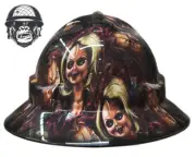 Custom Hydrographic Safety Hard Hat Mining CHUCKY LOVE PRO CHOICE WIDE BRIM