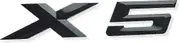 X5 Black Glossy Logo Badge Rear Boot Back Emblem Tuning Replacement Modification Compatible with F15 F85 E53 E70 G05 2025