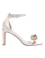 [PINK INC] Honey Sandals In Blush Satin