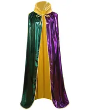 Deluxe Mardi Gras Cloak Cape