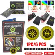 1/6 Anti Radiation Quantum Shield EMF Protection Neutraliser Chip Phone Stickers