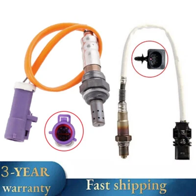 2PCS Oxygen O2 Sensor Up+Down For Ford Fiesta 1.6L 2014 , 2016 -2019 With 6-Pin (for: Ford)
