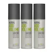 KMS ADD VOLUME LIQUID DUST 50 ML X 3 ADDVOLUME