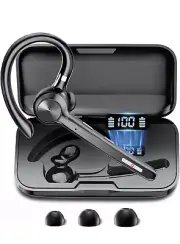 Bluetooth Headset, Wireless Bluetooth Earpiece With 400mAh Charging Case,150 HRs