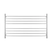 Radiant Polished 1300 x 750mm Round Heated Towel Rail (Left Wiring) RTR09LEFT