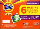 Tide PODS Liquid Laundry Detergent Pacs, Spring Meadow (168 Ct.)