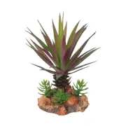 Eco Tech Reptile Crimson Spike Cactus Plant Decor