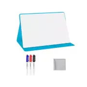 Portable Small White Board,Reusable Dry Erase Board with Stand,Desktop8462