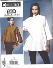 Vogue Designer Sewing Pattern 1274, Lynn Mizono Top or Jacket, 4 - 14, New