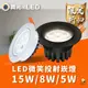 舞光 微笑崁燈 5W (7公分) 8W (9公分) 可調角度 投射 崁燈 防眩光