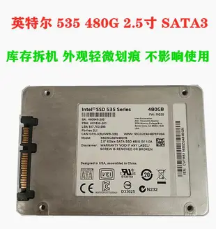 【限時下殺11.13】英特爾535 120G 180G 240G 480G 2.5寸 SATA3 SSD固態硬盤MLC顆