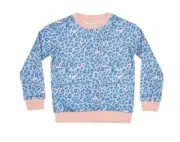 BNWT Pumpkin Patch Flamingo Leopard Print Crew Syyle Jumper Size 2 RRP$34.95