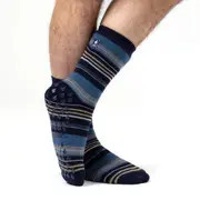 IOMI Footnurse Heat Holders Raynauds Thermal Dual Layer Slipper Socks- Mens
