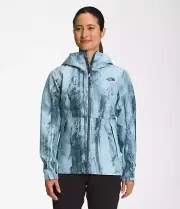 The North Face Women's Printed Dryzzle FUTURELIGHT Jacket Blue Graphic Sz M $240