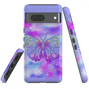 For Google Pixel 7 Case Tough Protective Cover Enchanted Butterfly