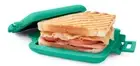 Microwave Toastie Maker Easy Use Toaster Multi Colour Green