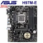 使用 LGA 1150 華碩 H97M-E 主板核心 I3 I5 I7 INTEL H97 DDR3 PCI-E 3.0