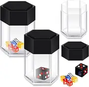 Rotatingpals 2 Sets Magician's Dice, Easy Magic Trick Props, Explode Explosion Dice for Boys Girls, Novelty Funny Toy, Close Up Performance Joke Prank Toy