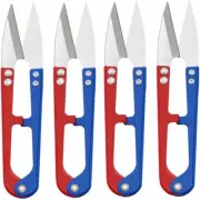 4Pcs U-Shaped Scissors for Crafting, Sewing