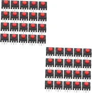 2sets Torch Mini Torch Parts Rubber Keycaps Momentary Home Button Flashlight Replacement 20pcs*2