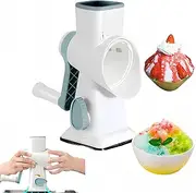 FeBohao Ice Crusher Shaved Ice Machine with Handle Ice Maker Machine for Home With Suction Feet