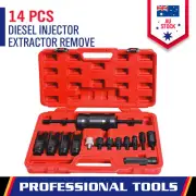 Diesel Injector Extractor Puller & Common Rail Adaptor Slide Hammer Removal Kit
