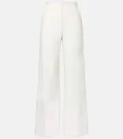 [Faithfull] Faithfull High-rise linen wide-leg pants AU 16 white