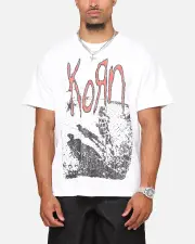 [KORN] Korn Debut Xerox T-shirt White Vintage - Size M M White Vintage