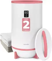 Single Touch Towel & Blanket Warmer with Fragrant Disc Holder and LED Ring, Auto