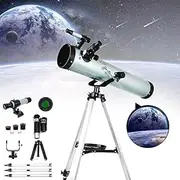 Astronomical Telescope, Outdoor Monocular Space Telescope Zoom 350X HD, 700/125mm Astronomical Refractor Telescope