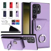 For Samsung Galaxy A54A53A52A34A15 Magnetic Wallet Leather Strap Case Card Cover
