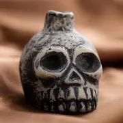 5.7'' Aztec Death Whistle,The Skull Spooky,Loud,Natural,Aztec, Maya,Original