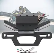 Compatible with K-TM RC125 RC200 RC250 RC390 2014-2021 Motorcycle Rear Fender Eliminator Alloy License Plate Bracket with LED Light & Turn Signals Short Tail Tidy Modified Accessories