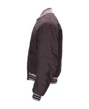 Long-sleeved zipper casual jacket Black
