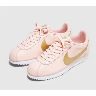 Nike cortez 阿甘 粉紅/金 粉金