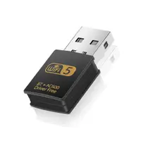 在飛比找松果購物優惠-UAC10D迷你雙頻2.4+5GHz USB適配器WIFI 