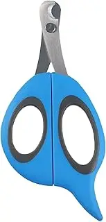 Cat Nail Trimmer - Stainless Steel Cat Claw Scissors with Silicone Handle,Safe Reusable Small Animal Nail Clippers for Cats, Kittens, Bunny, Puppy,