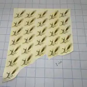 Vintage water transfer decals ceramics wheat