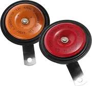 YOSADIER 2pcs Snail Horn Kit Loud Dual Tone Car Horns for Motorcycles and High Decibel Sound Replacement for Enhanced Safety and Warning