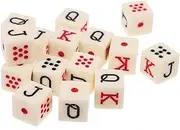 KICHOUSE Dice Game Poker Props Liars Dice Set Craps Dice Party Favors for Party Supplies