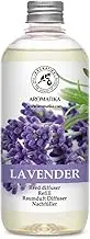 Reed Diffuser Refill Lavender with Lavender Essential Oil 500ml - Fragrance Oil Reed Diffuser Refill - Room Diffuser Refill - Lavender Room Freshener - Floral Fragrance