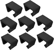 NULYLU 8pcs Chair Fasteners Furniture Clamps Outdoor Furniture Clips for Wicker Sectional Patio Furniture Clips Sectional Couch Connectors Clip Holder for Office Clip on High Chair
