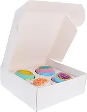 Healeved 4pcs Bath Balls Set Box Essential Oils Natural Spa for Relaxing Baths Bright Colors Scents