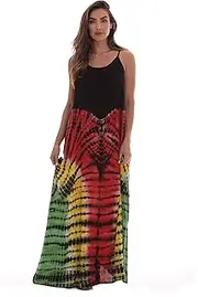 [Riviera Sun] Tie Dye Spaghetti Strap Maxi Dress