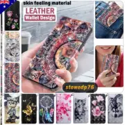 For iPhone 16 15 14 13 Pro Max 12 11 XR 8 7 Plus Case Leather Wallet Flip Cover
