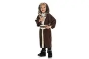Little Adventures Galactic Warrior Hooded Robe with Belt Galactic Hero Brown, Large Age 5-7 - Machine Washable Child Pretend Play and Party Dress-Up