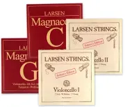 Larsen Magnacore Soloist 4/4 Cello Set, Medium gauge, Authorized Dealer