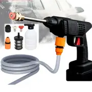 Cordless Electric High Pressure Water Spray Gun Car Washer Cleaner Portable