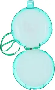 Round Cd Storage Case DVD Organizer Bag Space-Saving Design Material for Travel Home