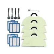 Replacement Hepa Filter Screen /mop Cloth /side Brush Kits For Rv2001wd Robot Vacuum Accessories